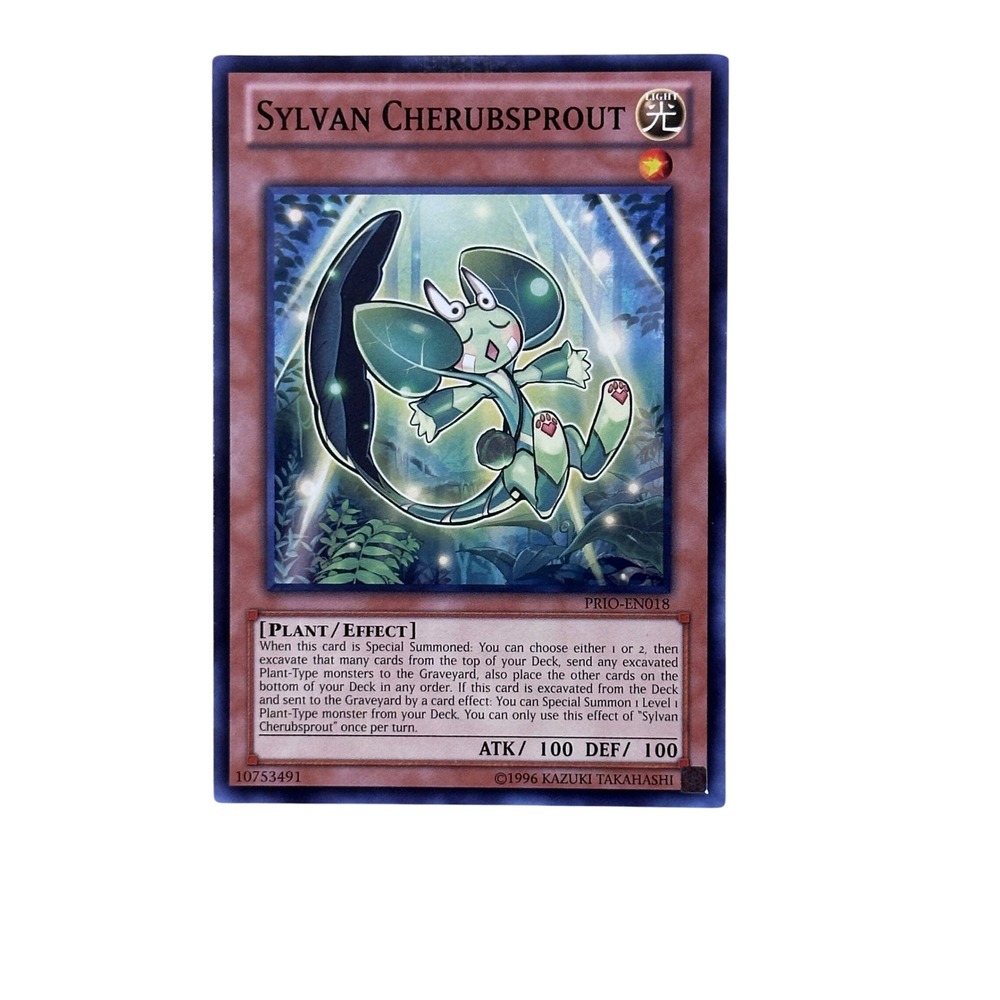 Konami Yu-Gi-Oh Card Sylvan Cherubsprout PRIO-EN018 1st‎ Edition Common Plant